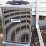 New 3 Ton 13 Seer Condenser on Pad