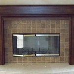 Stained alder mantle