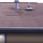 Residential Shingle Roof Repair - Before