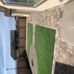 turf and pavers