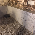 Water barrier installed