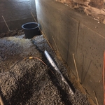 Installing French Drain System