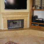 Faux Fireplace and Hearth