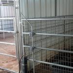 Barn entrance switches and GFI receptacle.