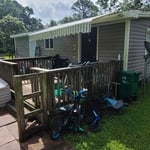 before deck and house