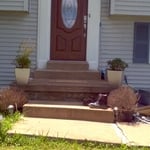 Existing stoop, rot and insects inside