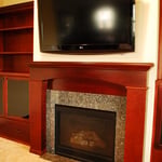 Beautiful fireplace mantle