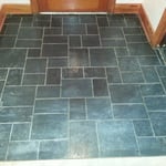 Residential Slate Foyer-Before
