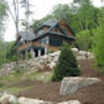 Custom Boulder retaining walls