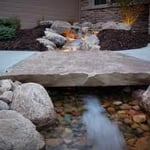 Custom built babbling brook