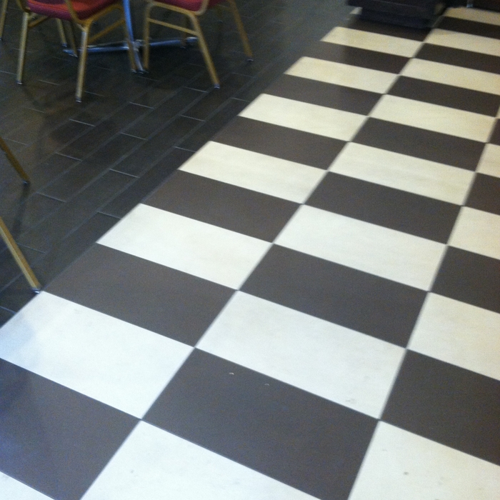 checkerboard with 1/8 grout joint