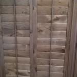 Knotty stain work. Matched to your decor.