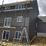 Rear of house