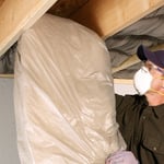 Basement encased insulation