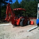 Harvey Plumbing tractor