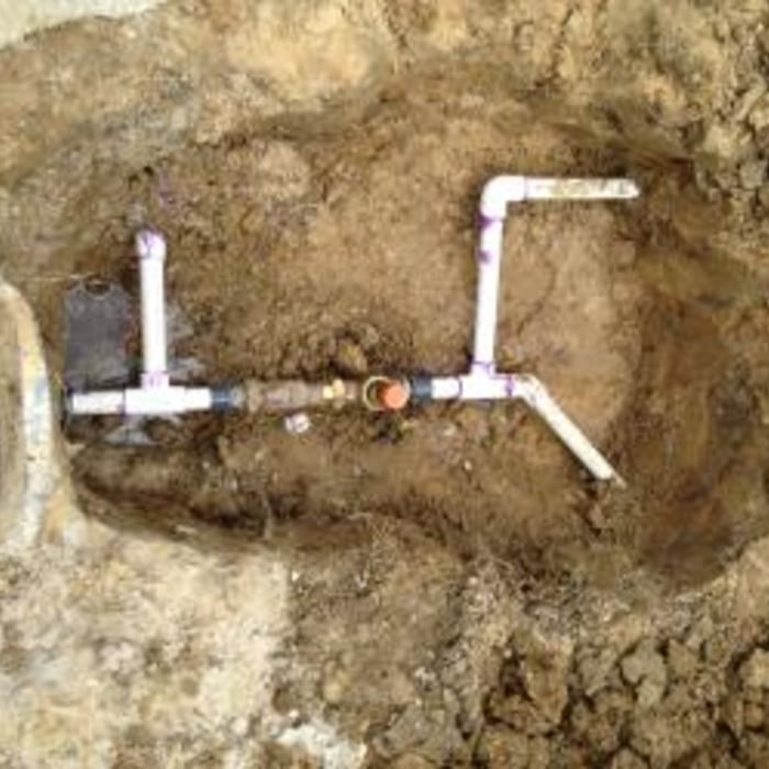 Installed Pressure Reducing Valve