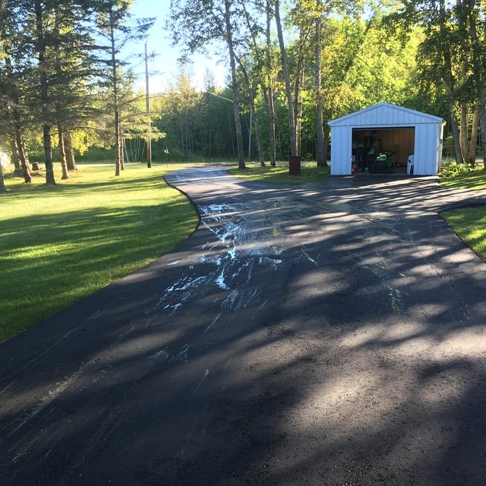 After new asphalt
