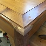 Epoxy Putty and lots of time to shape the repair.