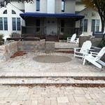 1500 sqft patio during the fall