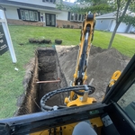 Sewer repair during