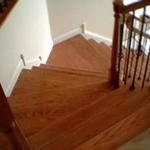 Stair case and guard rail