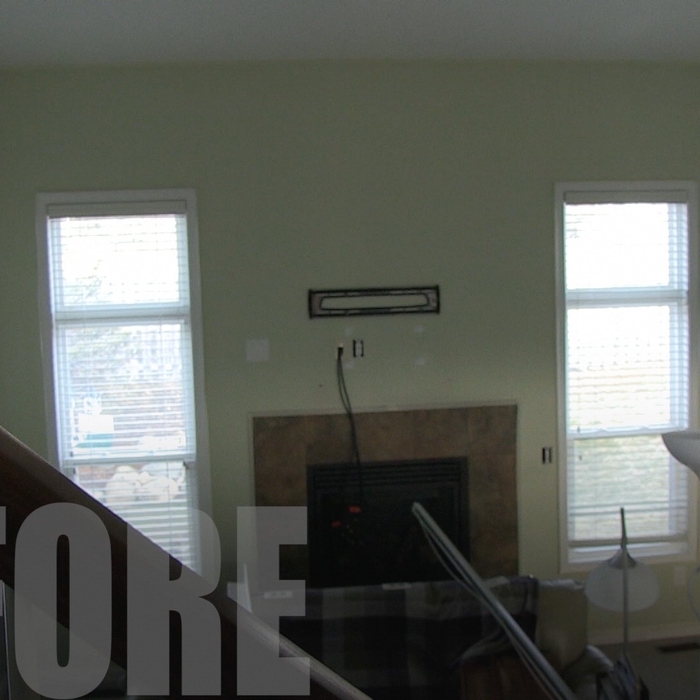 Bath, MI. Living Room Before