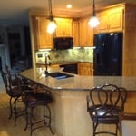 Kitchen cabinets before