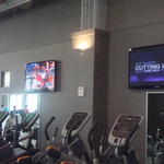 TV wall at City Creek Gym
