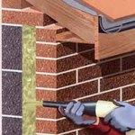 Method of insulating brick on block