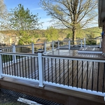 Finished Trex Deck with Railings