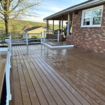 Finished Trex Select Deck with Railing