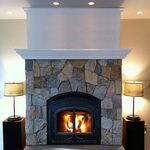 Stone Fireplace