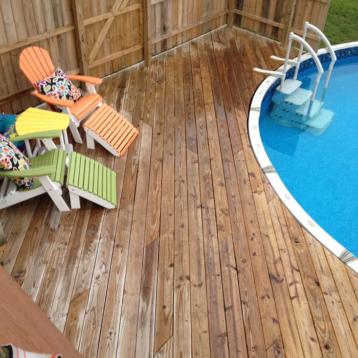 Completed Pool Deck/Gate