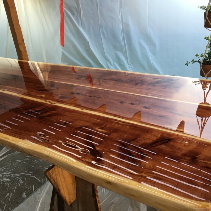 Live Edge Cedar Table