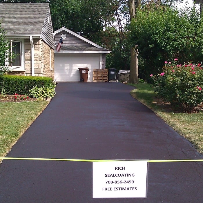 sealed driveway
