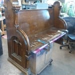 church pew restoration