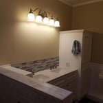 Handicap accessible Bathroom remodel.