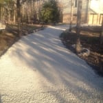 Chip seal with limestone
