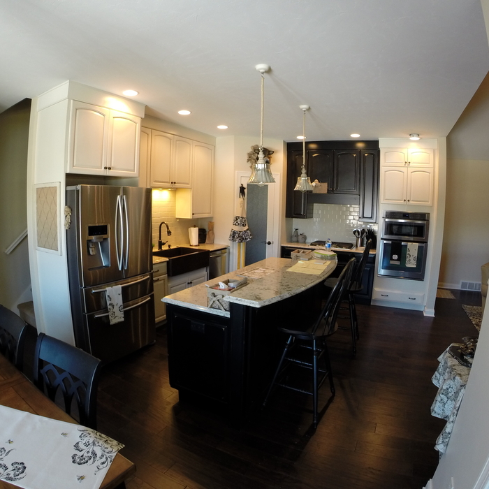 Custom French Country Kitchen with Cambria Counter