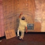 185' wide mural at the Park 55 hotel in S.F.