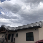 Metal roof completion