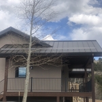 Metal roof completion