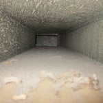 Example of dirty metal duct work
