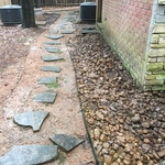 "After" water line excavation