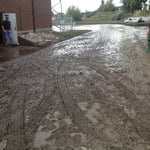 we arrived as soon as the roads were open