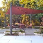 Patio with Shade Sail