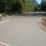 Large Driveway Apron