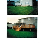 Deck and screened in porch