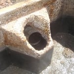 midway thru repair of outgoing baffle