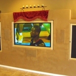 Painted in wall speakers